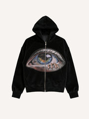 Clear Eyes Comfortable Corduroy Sweatshirt