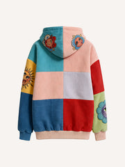 Fashionable Y2K Cartoon-Style Hooded Sweatshirt