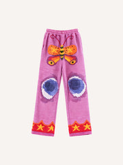 Stylish and chic hooded butterfly hooded pants