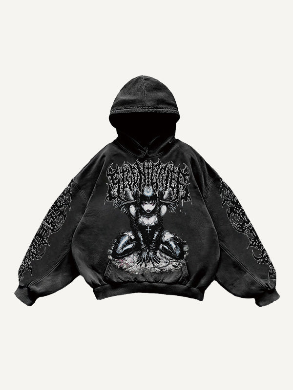 Sexy Dark Angel Crew Neck Sweatshirt