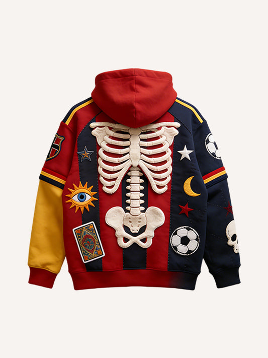 Football Lover Till Death Graphic Print Hoodie