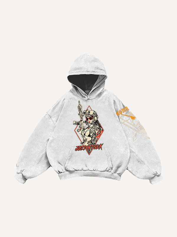 Sexy Special Girl Printed Sweatshirt