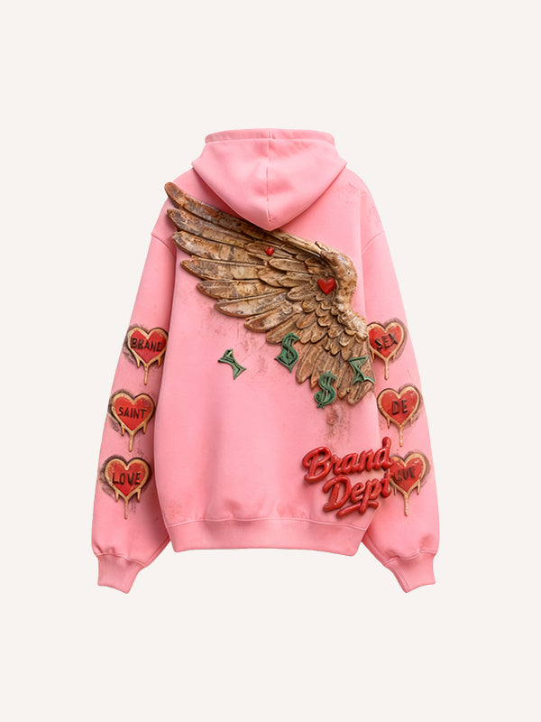 Love is an unwavering belief themed fashion sweatshirt