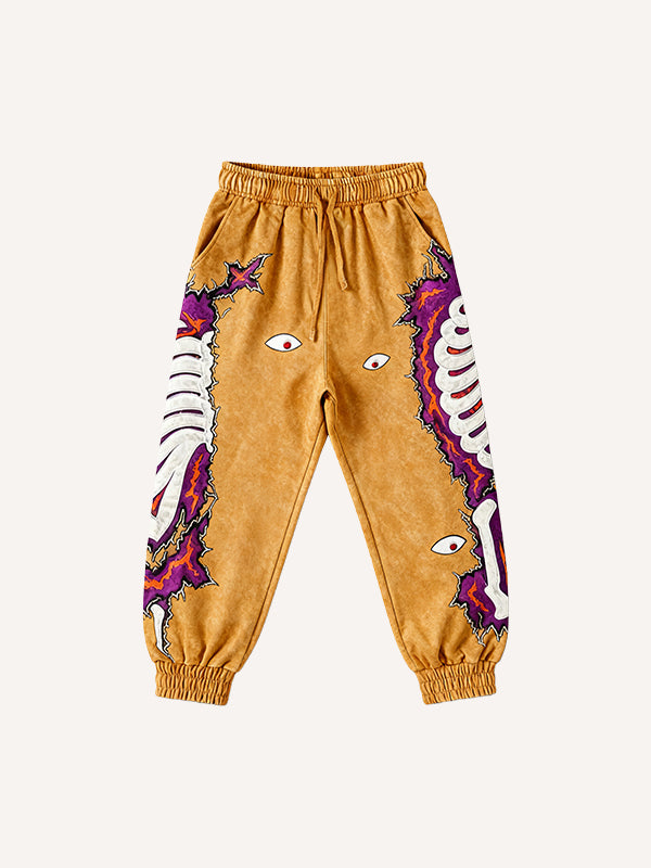 Hand-stitched Dark Eyes handsome trousers