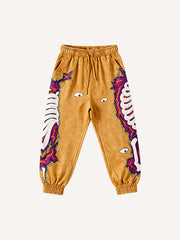 Hand-stitched Dark Eyes handsome trousers