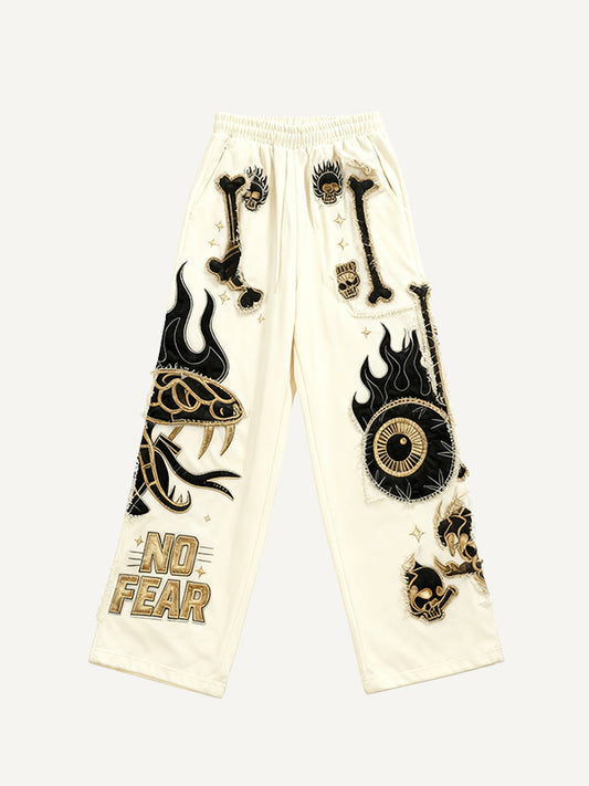 Unique Halloween print pants