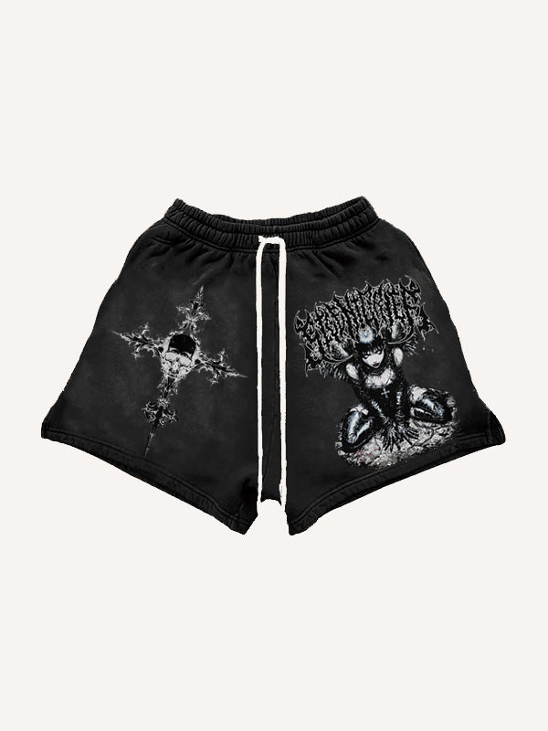 Sexy Dark Angel Crew Shorts