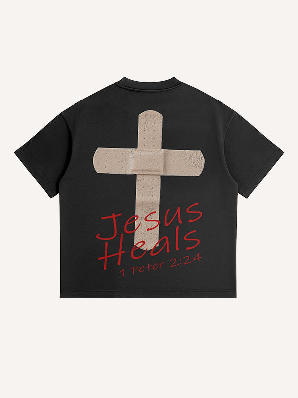 Faith Heals My Wounds Printed T-shirt