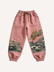 Classic Dragon Style Corduroy Trousers