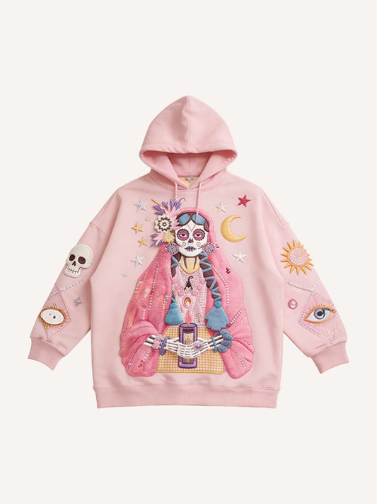 Virgin Mary Personality 3D Ultra HD Graphic Print Hoodie