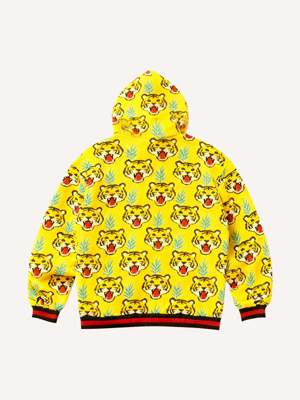 Fierce like a tiger high-end printed sweatshirt