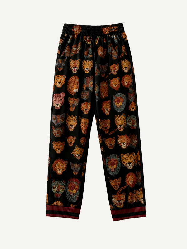 Animal Wonderland Print Thermal Pants