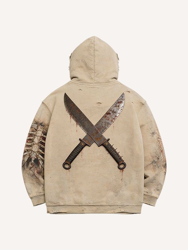 I am not a butcher I am a cute little thing Hooded sweatshirt