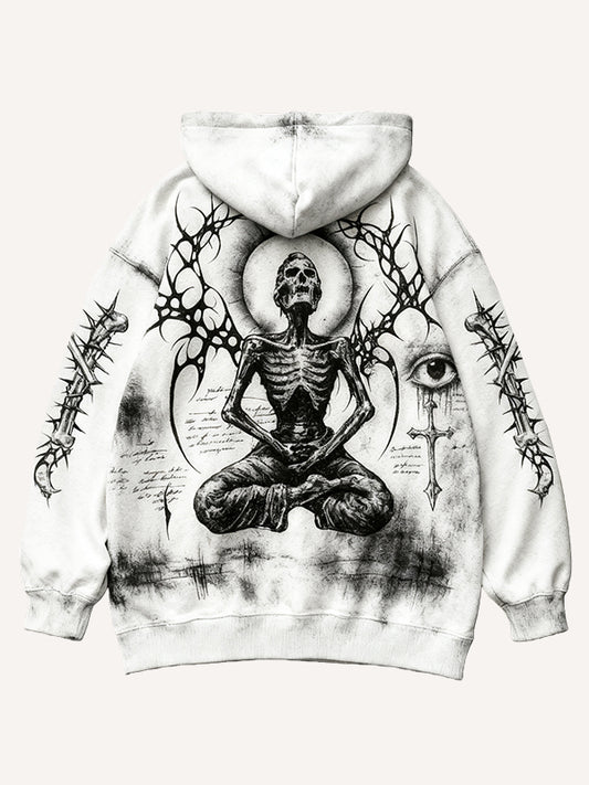 Meditation on the Meaning of Heaven in Hell Hoodie