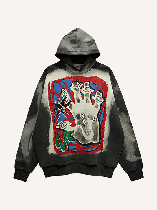 God is Handprint Corduroy Sweatshirt