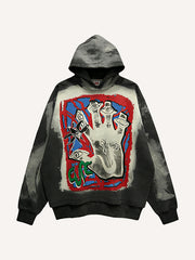 God is Handprint Corduroy Sweatshirt