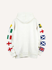 European Legion Patchwork Textured Print 3D Process Hoodie