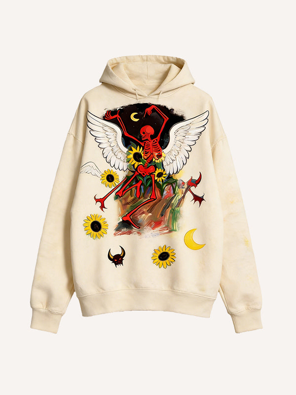 Whether you are a devil or an angel depends on your printed sweatshirt