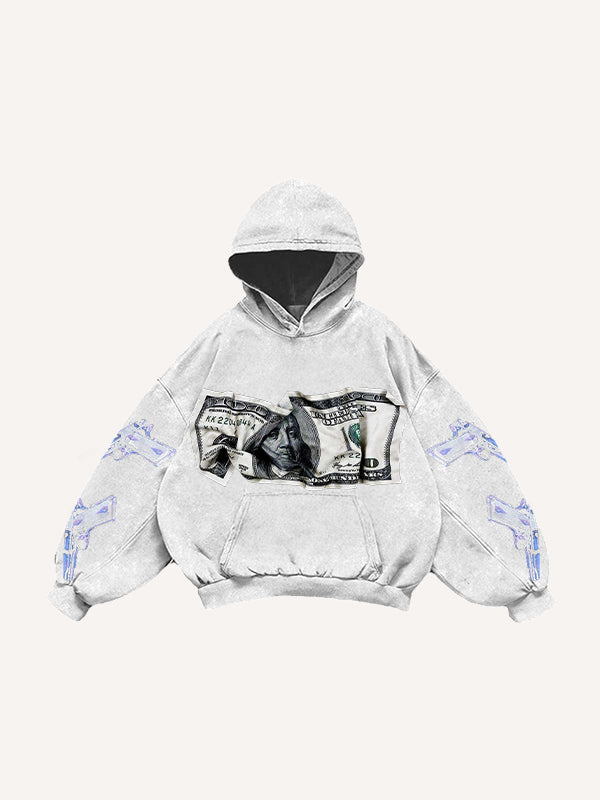 Fashion rejects violence printed sweatshirt