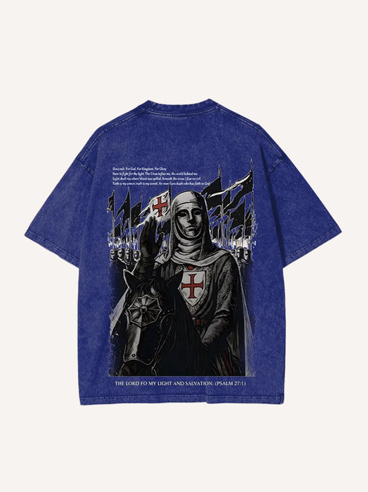 Deus Vult Baldwin IV Unisex Washed T-shirt/Crewneck/Hoodie