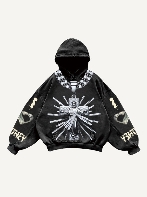 Faith in Christ Blessing Street Comfortable Sweatshirt