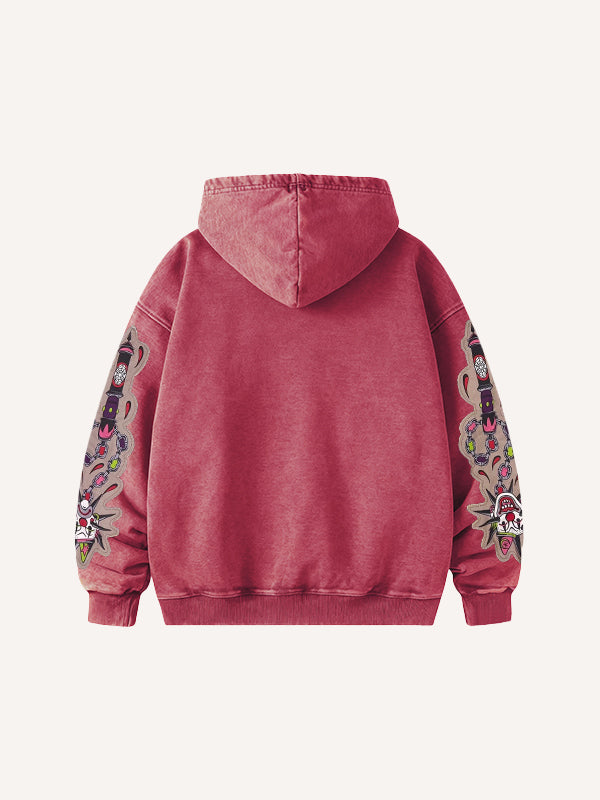 No one should be the clown in love Pure cotton printed sweatshirt