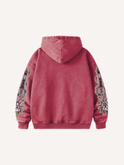 No one should be the clown in love Pure cotton printed sweatshirt