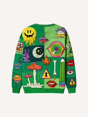 The Secret That Cannot Be Told Themed Printed Sweatshirt