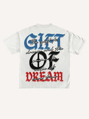Beauty and motorcycle personalized print short-sleeved T-shirt