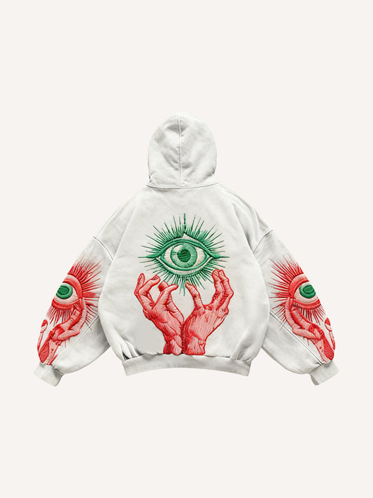 All-Seeing Eyes Are Watching Loose Hoodie