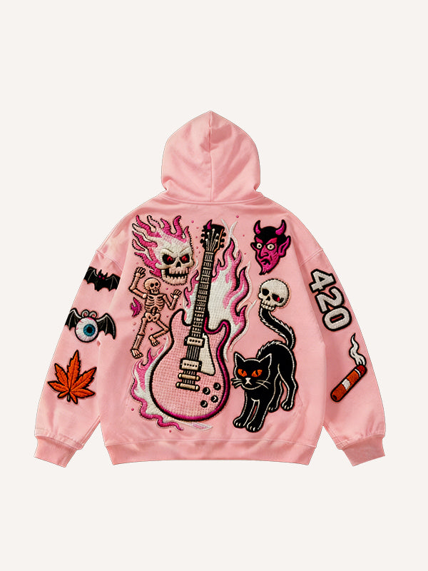 Y2K Wind Hellfire Guitar delivers passionate Christmas music for you