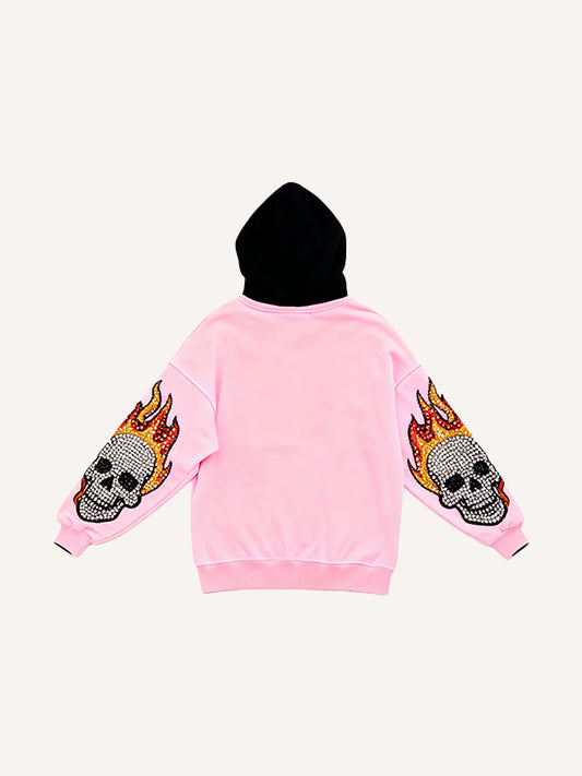 Flame Skull Monster Hoodie
