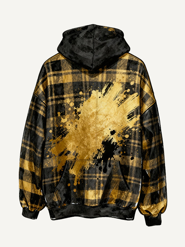Stylish Gold Splatter Hoodie