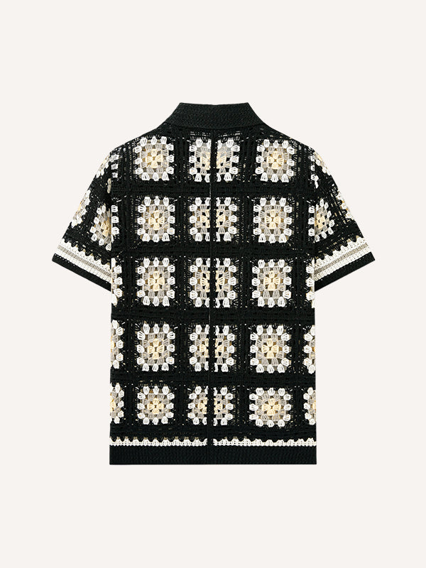 Night Blossom 2026 New Spring Collection Jacquard Shirt