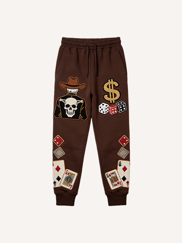 Lucky Cowboy's Great Hand-Drawn Printed Pants