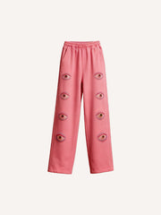 Alien Big-Eyed Monster Spooky Gradient Print Pants