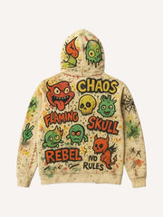 Hell Demons Space Monsters Brawl Hoodie