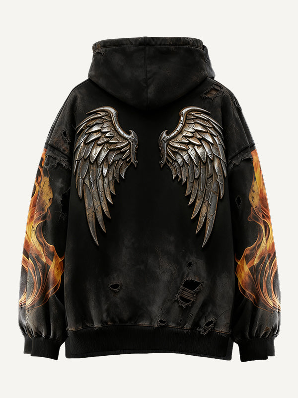 Western Hellfire Angel Classic All-Season Hoodie
