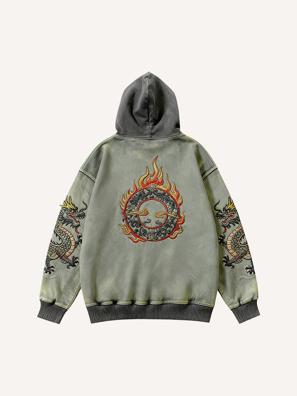 loong Soars Across the Seas Soaring to Great Heights Hoodie(unisex)