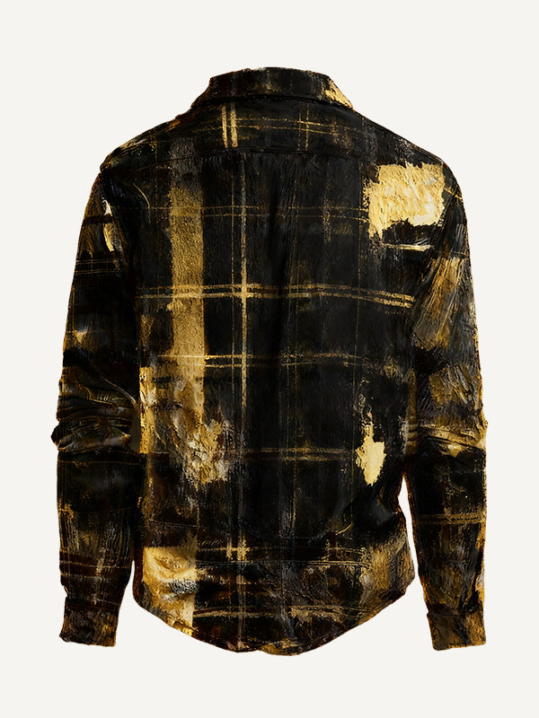 Christmas Gold Years Pattern Dads Gift Shirt