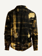 Christmas Gold Years Pattern Dads Gift Shirt