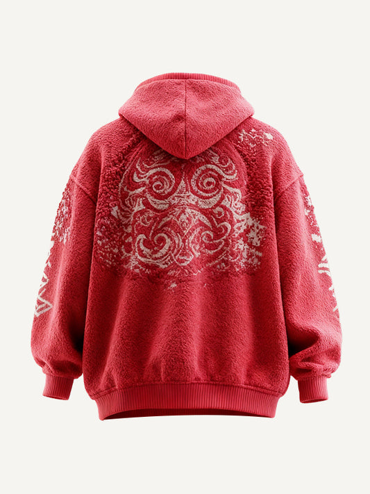 Festive Christmas print high-end sweatshirt