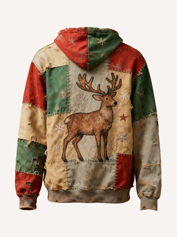 Patchwork Santa Claus Sweatshirt