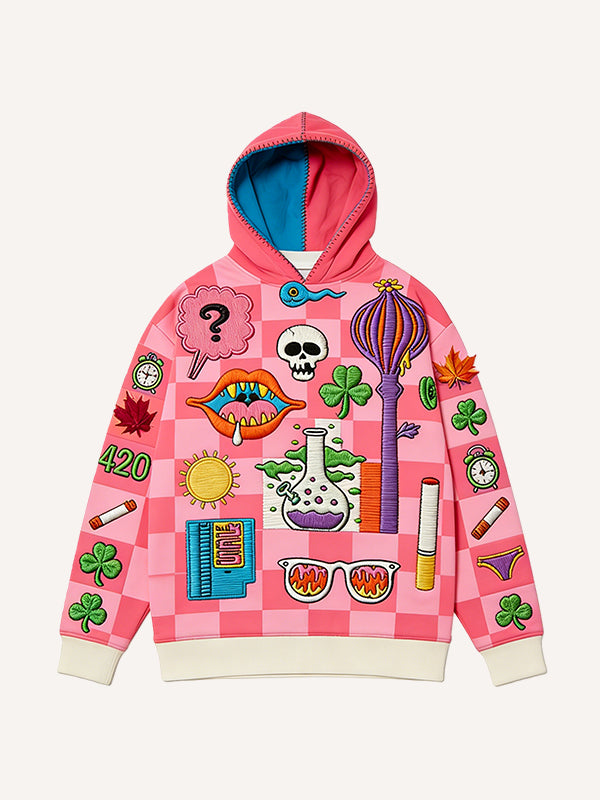 The Secret That Cannot Be Told: Corduroy Printed Sweatshirt