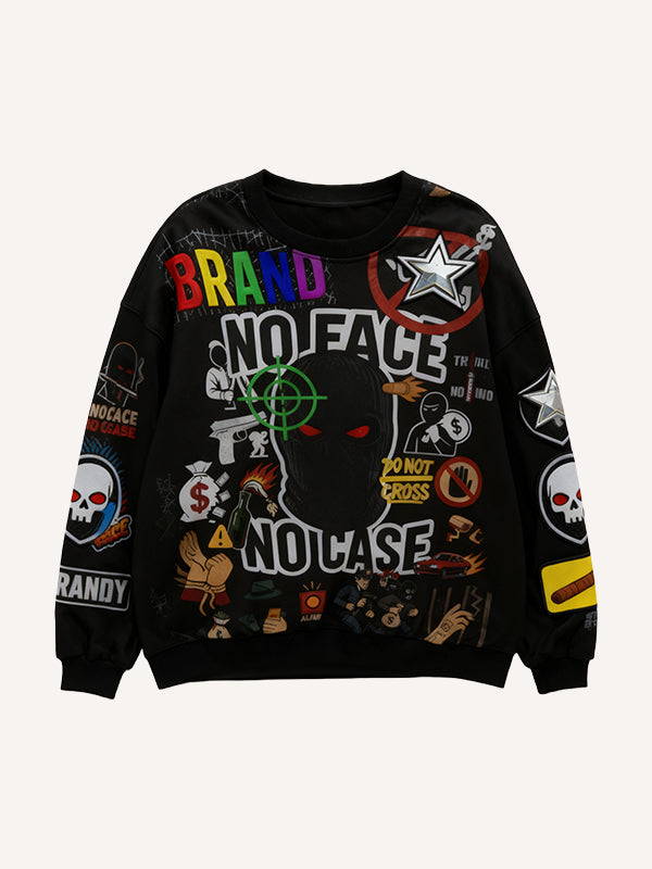 The masked person is not necessarily a Superman crewneck streetwear hoodie