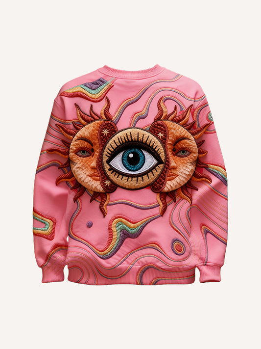 Cosmic Light Aimless Prophet's Eye Crew Neck Sweatshirt