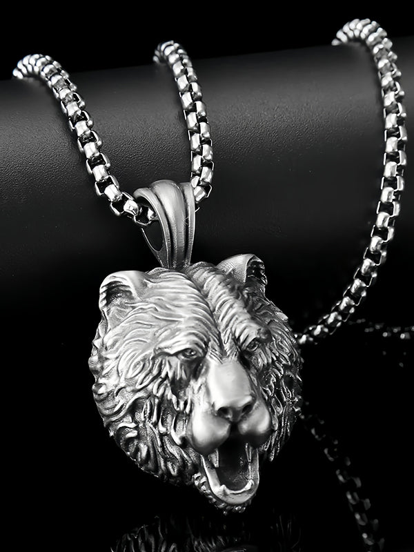Power of Nature Brown Bear Necklace