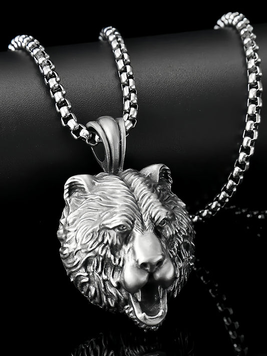 Power of Nature Brown Bear Necklace