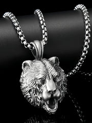 Power of Nature Brown Bear Necklace