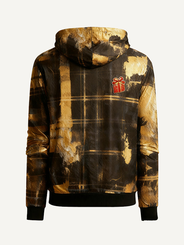 Christmas gift details hooded sweatshirt